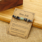 Fortune Jewel New Job Green Aventurine Sodalite Snowflake Obsidian Energy Bracelet