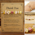 Fortune Jewel Thank You Rose Quartz Citrine Rhodonite Passionate Bracelet