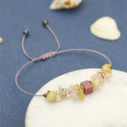 Fortune Jewel Thank You Rose Quartz Citrine Rhodonite Passionate Bracelet