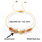 Fortune Jewel Lift Your Soul Citrine Carnelian Sun Stone Happiness Bracelet