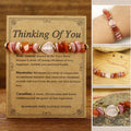 Fortune Jewel Thinking Of You Rose Quartz Rhodonite Carnelian Relationships Bracelet