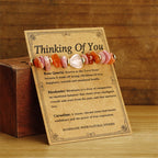 Fortune Jewel Thinking Of You Rose Quartz Rhodonite Carnelian Relationships Bracelet