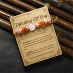 Fortune Jewel Thinking Of You Rose Quartz Rhodonite Carnelian Relationships Bracelet