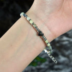 Fortune Jewel Natural Stone Amazonite Amethyst Lazurite Rose Quartz Heart Positive Balance Bracelet