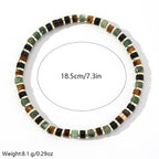 Fortune Jewel Natural Hematite Tiger Eye Stones Support Bracelet