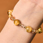 Fortune Jewel Natural Tiger Eye Beads Weight Strength Bracelet