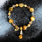 Fortune Jewel Natural Tiger Eye Beads Weight Strength Bracelet