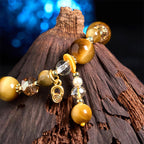 Fortune Jewel Natural Tiger Eye Beads Weight Strength Bracelet