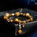 Fortune Jewel Natural Tiger Eye Beads Weight Strength Bracelet