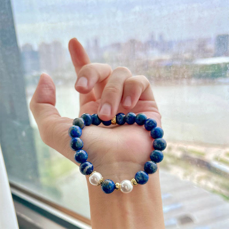 Fortune Jewel Lazurite Beads Serenity Balance Bracelet