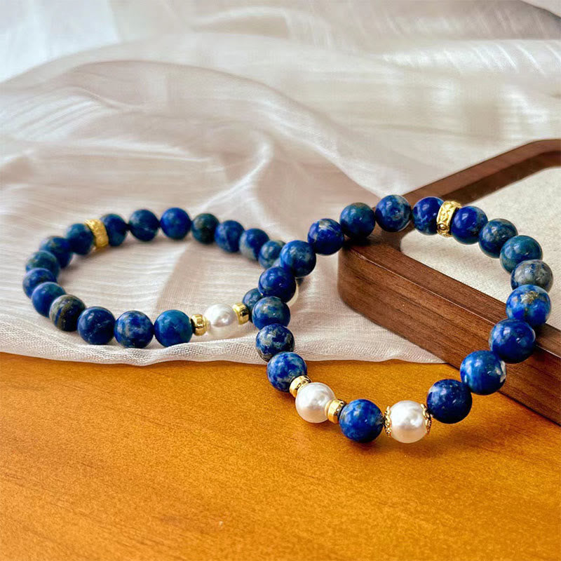 Fortune Jewel Lazurite Beads Serenity Balance Bracelet