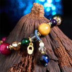 Fortune Jewel Natural Colored Tiger Eye Stone Weight Balance Bracelet