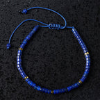 Fortune Jewel Natural Lazurite Spacer Bead Positive Balance Bracelet