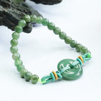 Fortune Jewel Jade Beads Peace Buckle Prosperity Bracelet