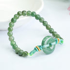 Fortune Jewel Jade Beads Peace Buckle Prosperity Bracelet