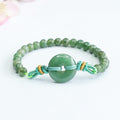 Fortune Jewel Jade Beads Peace Buckle Prosperity Bracelet