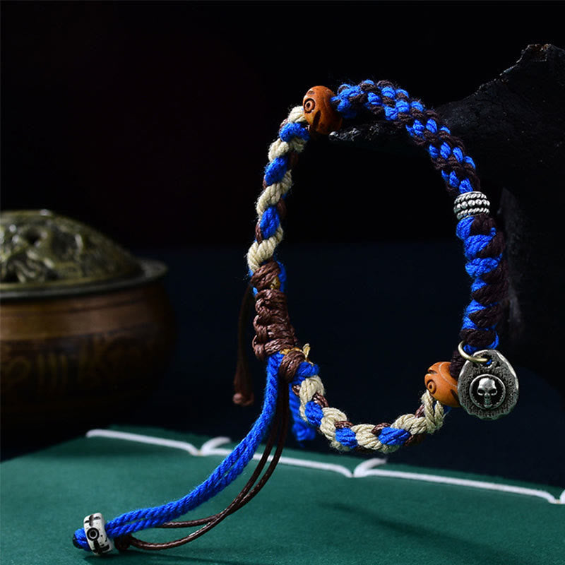 Fortune Jewel Tibetan Hand-woven Garuda String Luck Bracelet