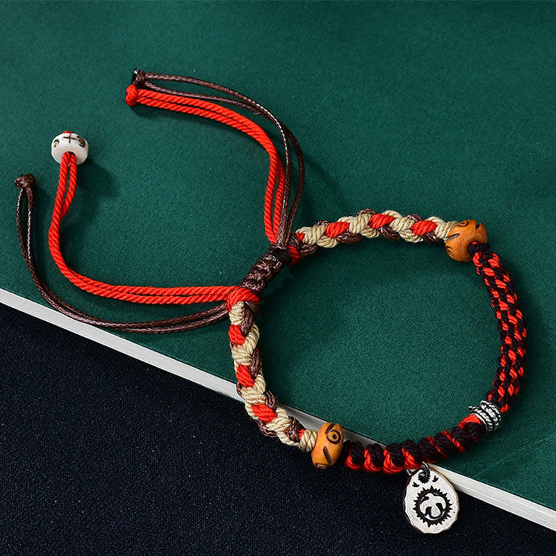 Fortune Jewel Tibetan Hand-woven Garuda String Luck Bracelet