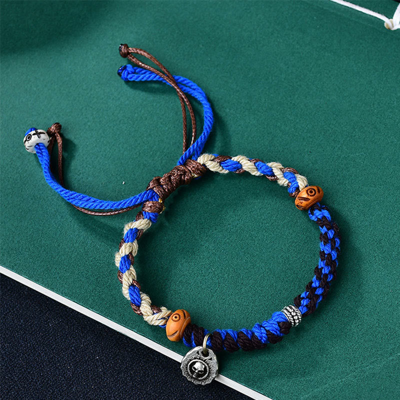 Fortune Jewel Tibetan Hand-woven Garuda String Luck Bracelet
