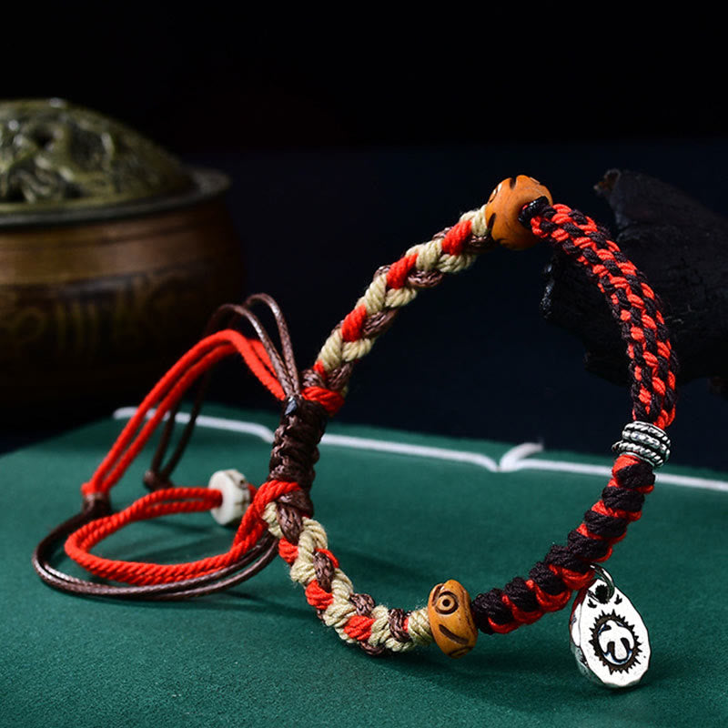 Fortune Jewel Tibetan Hand-woven Garuda String Luck Bracelet