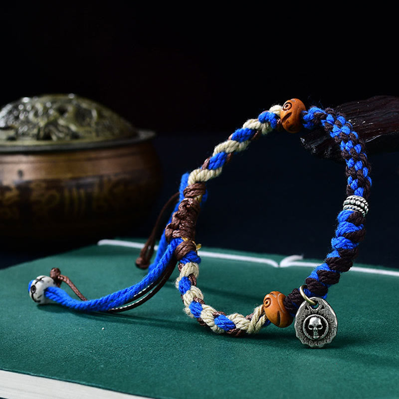 Fortune Jewel Tibetan Hand-woven Garuda String Luck Bracelet