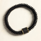 Fortune Jewel Tibetan Coconut Shell Auspicious Clouds Positive Bracelet