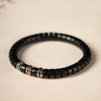 Fortune Jewel Ebony Wood Small Leaf Red Sandalwood Zircon Peace Bracelet