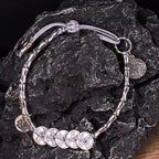 Fortune Jewel Five Emperor Coins Mountain Ghosts Spend Money Bracelet