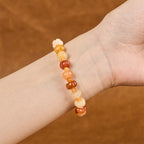 Fortune Jewel Golden Silk Jade Pumpkin Beads Wealth Luck Bracelet