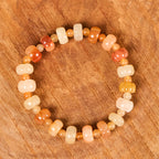 Fortune Jewel Golden Silk Jade Pumpkin Beads Wealth Luck Bracelet
