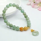 Fortune Jewel Jade Beads Peace Buckle Prosperity Abundance Bracelet