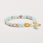 Fortune Jewel Shoushan Stone Copper Coin Money From All Directions Wealth Bracelet