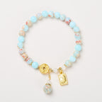 Fortune Jewel Shoushan Stone Copper Coin Money From All Directions Wealth Bracelet