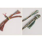 Fortune Jewel Dragon Boat Festival Colorful Rope Lava Rock Fu Character Rice Dumplings Luck Braided Bracelet