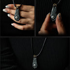 Fortune Jewel 999 Sterling Silver 24k Gold Big Dipper Yin Yang Design Harmony Necklace Pendant