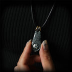 Fortune Jewel 999 Sterling Silver 24k Gold Big Dipper Yin Yang Design Harmony Necklace Pendant