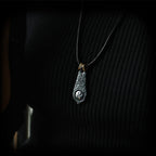 Fortune Jewel 999 Sterling Silver 24k Gold Big Dipper Yin Yang Design Harmony Necklace Pendant