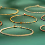 Fortune Jewel Colorful Rope Luck Coin Bead Abundance Extra Thin Braided Bracelet