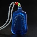 Fortune Jewel Tibetan Medicine Buddha Liuli Crystal Compassion Serenity Necklace Pendant