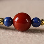 Fortune Jewel Small Lazurite Agate Ultra-thin Beads Positive Bracelet