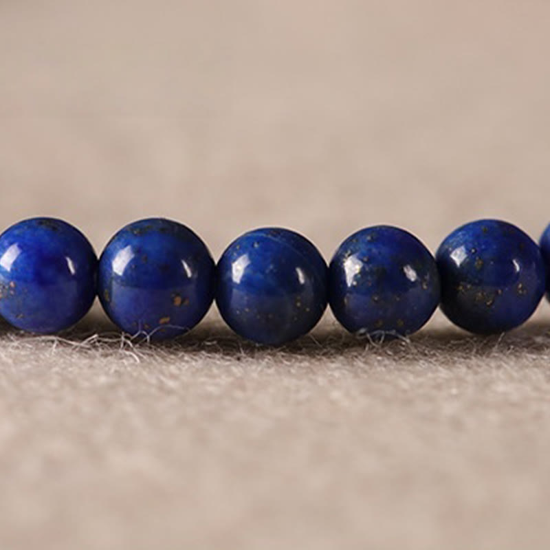 Fortune Jewel Small Lazurite Agate Ultra-thin Beads Positive Bracelet