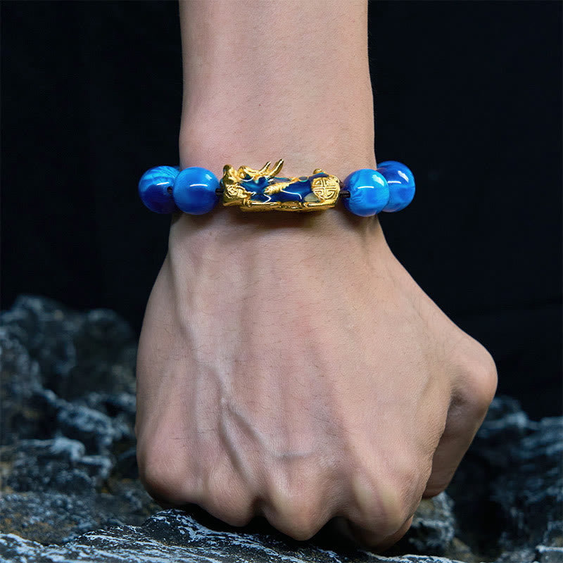 Fortune Jewel Colorful Sea Willow Color Change PiXiu Positive Healing Bracelet