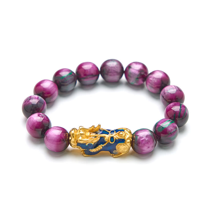 Fortune Jewel Colorful Sea Willow Color Change PiXiu Positive Healing Bracelet