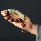 Fortune Jewel "Wishing You Wealth and Protection" Sappan Wood Bracelet Includes Gift Message Card Fortune Jewel