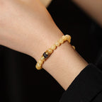 Fortune Jewel Topaz Beads Om Mani Padme Hum Fortune Bracelet