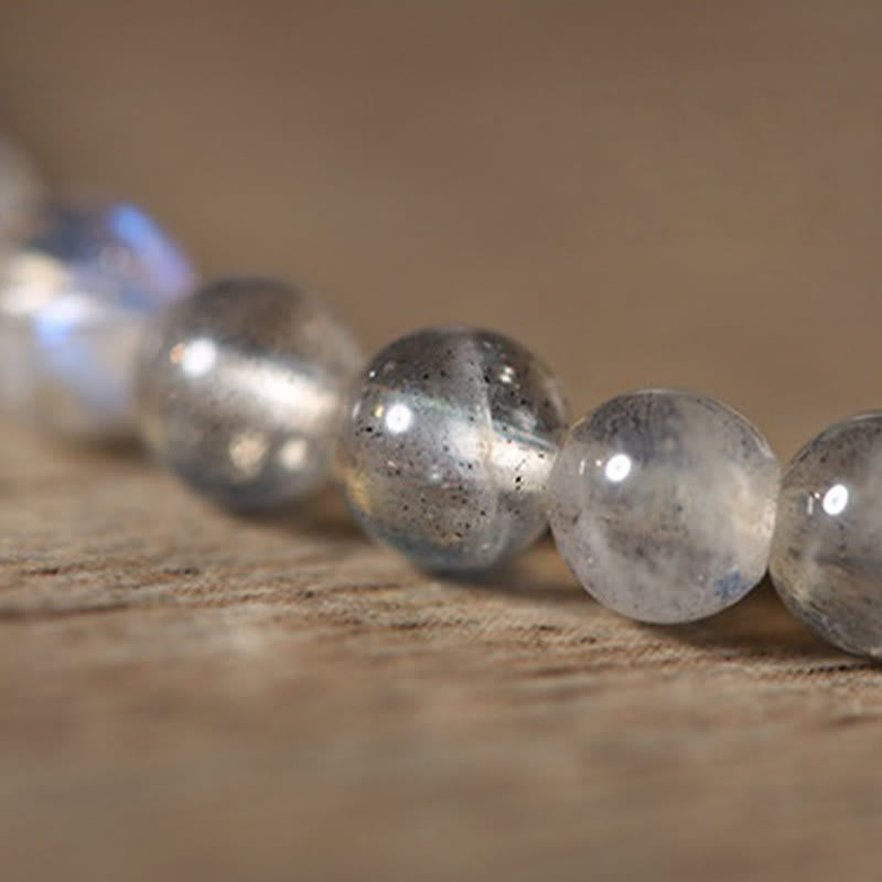 Fortune Jewel Ultra-Thin Moonstone Koi Fish Healing Bracelet