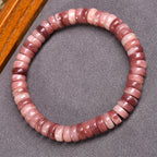 Fortune Jewel Natural Tibetan Camel Bone Purple Blood Beads Keep Away Evil Spirits Bracelet