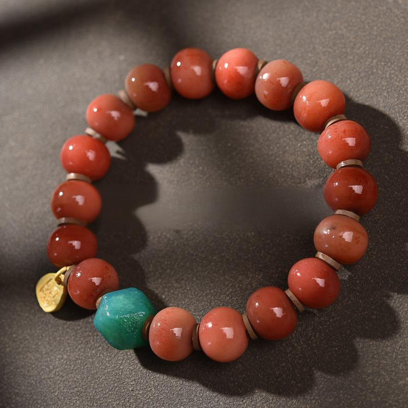 Fortune Jewel Vintage Tibetan Camel Bone Tassel Luck Bracelet