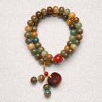 Fortune Jewel Colorful Bodhi Seed Harmony Double Wrap Bracelet