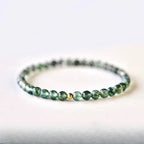 Fortune Jewel Moss Agate Lucky Bead Soothing Bracelet